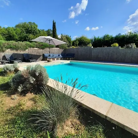 De L'ane Papillon-3 Chb- Piscine-jardin Saint-Cirq-Souillaguet