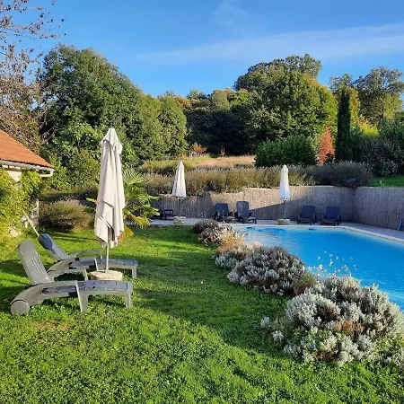 בית נופש De L'ane Papillon-3 Chb- Piscine-jardin Saint-Cirq-Souillaguet