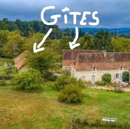 De L'ane Papillon-3 Chb- Piscine-jardin Tatil Evi Saint-Cirq-Souillaguet