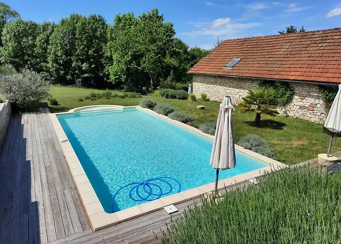 De L'ane Papillon-3 Chb- Piscine-jardin Saint-Cirq-Souillaguet