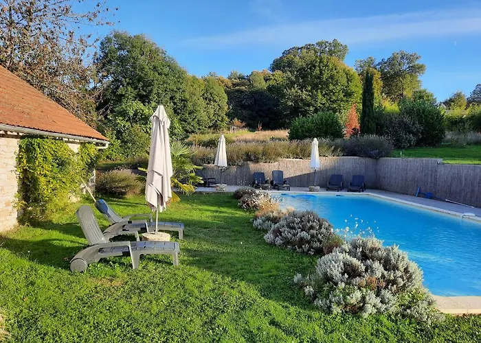 Dom wakacyjny De L'ane Papillon-3 Chb- Piscine-jardin Saint-Cirq-Souillaguet