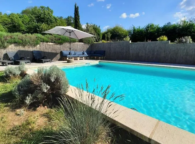 De L'ane Papillon-3 Chb- Piscine-jardin Saint-Cirq-Souillaguet